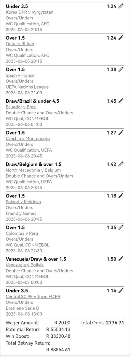 Lets hustle🎲💰📌

⚽🏃🏿Kick off 19:00

I just placed a bet with Betway. Tap here to copy my bet or search for this booking code in the Multi Bet betslip BW31C82E1 betway.co.za/bookabet/BW31C…