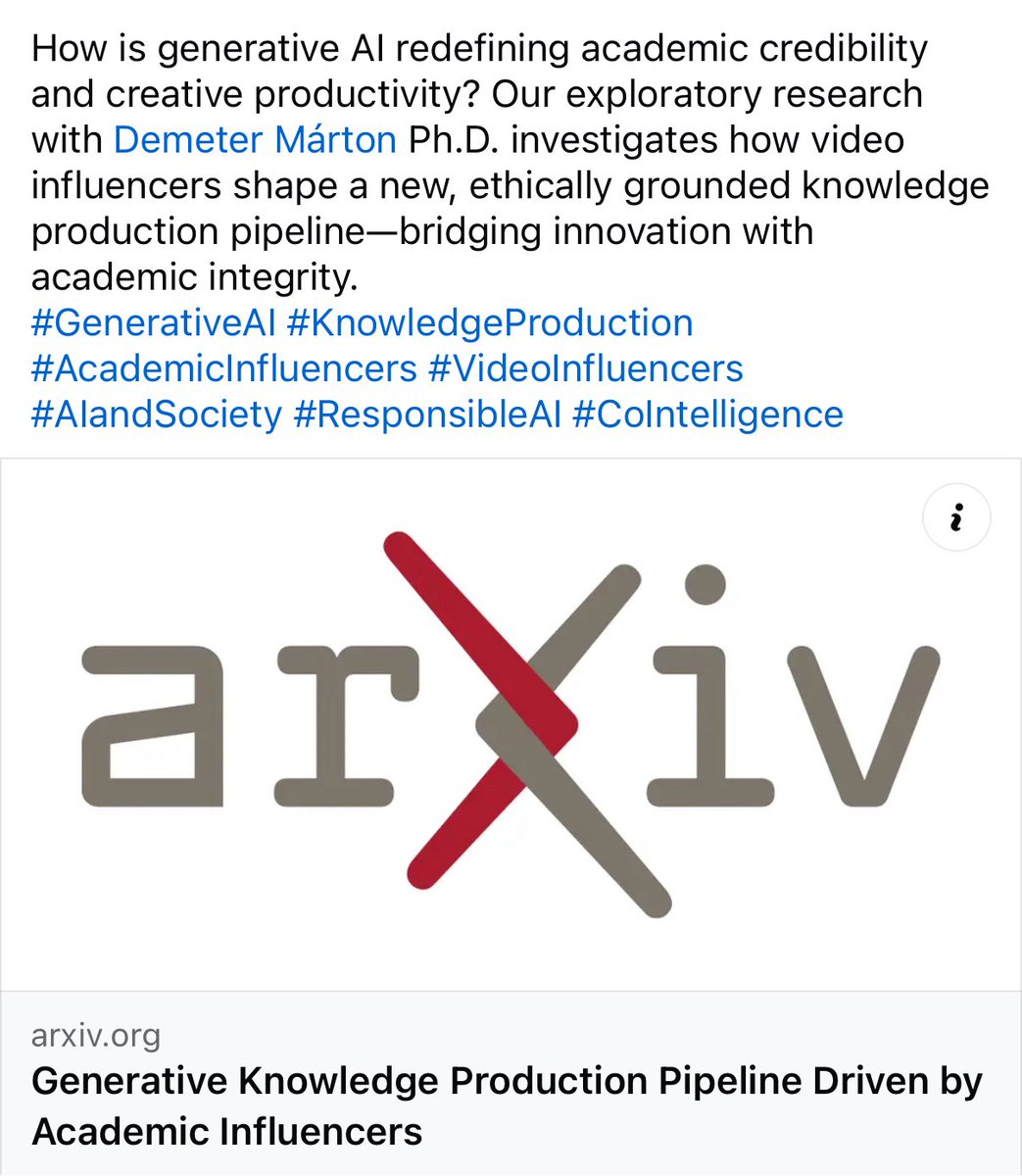 #GenAI #academicintegrity #academicinfluencers arxiv.org/pdf/2505.24681…