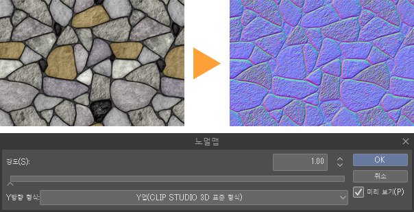 모르는 분들이 있었군.
모르시는게 당연합니다.
노말맵은 2.3부터 사용이 가능한 기능입니다.
노말맵을 사용해서 텍스쳐를 넣으면 보다 사실적인 묘사가 가능합니다.