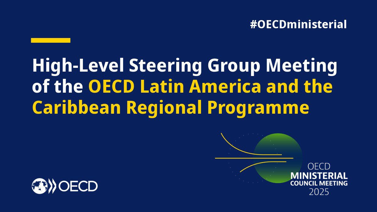 Mathias Cormann (@mathiascormann) on Twitter photo The OECD and Latin America & the Caribbean are longstanding partners in driving stronger, sustainable, inclusive development & growth.
Ahead of #OECDministerial hosted by 🇨🇷 I opened the High-Level Steering Group meeting of the <a href="/OECD/">OECD ➡️ Better Policies for Better Lives</a> LAC Regional Programme with <a href="/Manuel_Tovar_R/">Manuel Tovar</a>. The OECD and Latin America & the Caribbean are longstanding partners in driving stronger, sustainable, inclusive development & growth.
Ahead of #OECDministerial hosted by 🇨🇷 I opened the High-Level Steering Group meeting of the <a href="/OECD/">OECD ➡️ Better Policies for Better Lives</a> LAC Regional Programme with <a href="/Manuel_Tovar_R/">Manuel Tovar</a>.