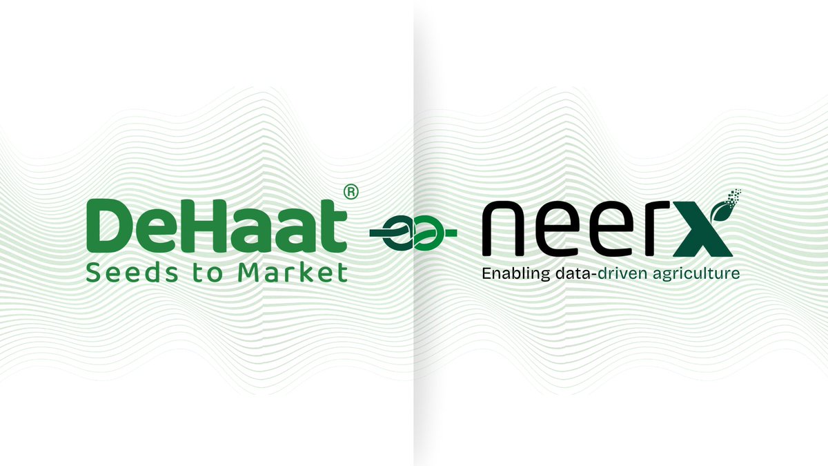 NEERX is joining forces with <a href="/DeHaatTM/">DeHaat</a> of India’s top #AgriTech game changers! NEERX was started to make farming smarter, data-driven &amp; climate-ready. Now, with Dehaat’s 13M+ farmer network and 18k+ centers, our impact is about to go through the roof!
Thank you to everyone!