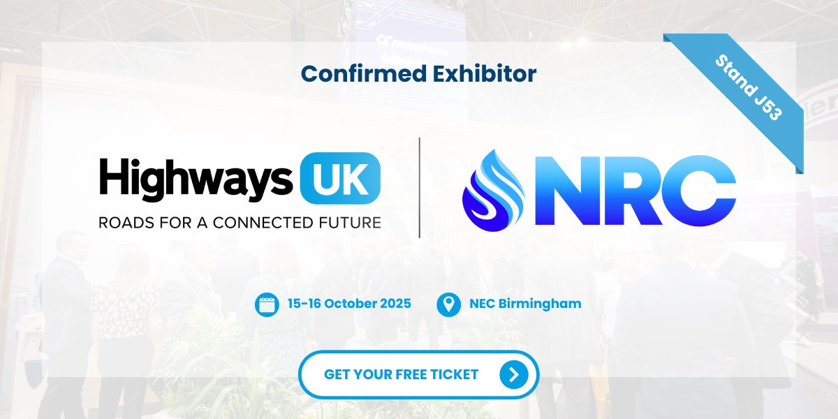 We're starting the week with yet another exhibitor announcement for #highwaysuk 2025, with NRC WWS joining us in October 💧

➡️ Enquire now - buff.ly/GCD4PAH

➡️ Register for your FREE ticket today: buff.ly/KLNiEqo