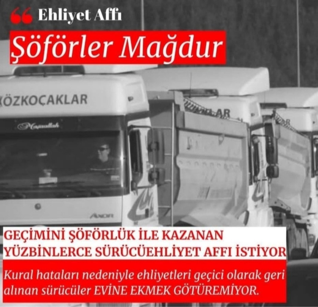 YasadanÖnce ŞoföreŞans

⚠️İnsanlar adil olmayan süre cezalari yüzünen işsiz kalıyor.

⚠️Çocuğunu okula yaşlısını hastaneye götüremiyor.

⚠️Bayramda memleketine nasil gideceğini düşünüyor.

⚠️Bu kadar uzun süre cezalar toplumsal magduriyet yaratıyor. Sure cezalari paraya