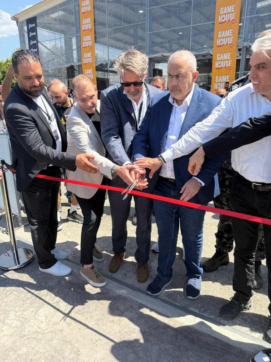 DKAmbLebanon's tweet photo. Thrilled to take part in the opening of @gamelebanon new Game House supported by 🇩🇰, which will support GAME’s effforts to create social change through youth-led street sports across 🇱🇧 https://t.co/jviTqWPYPd