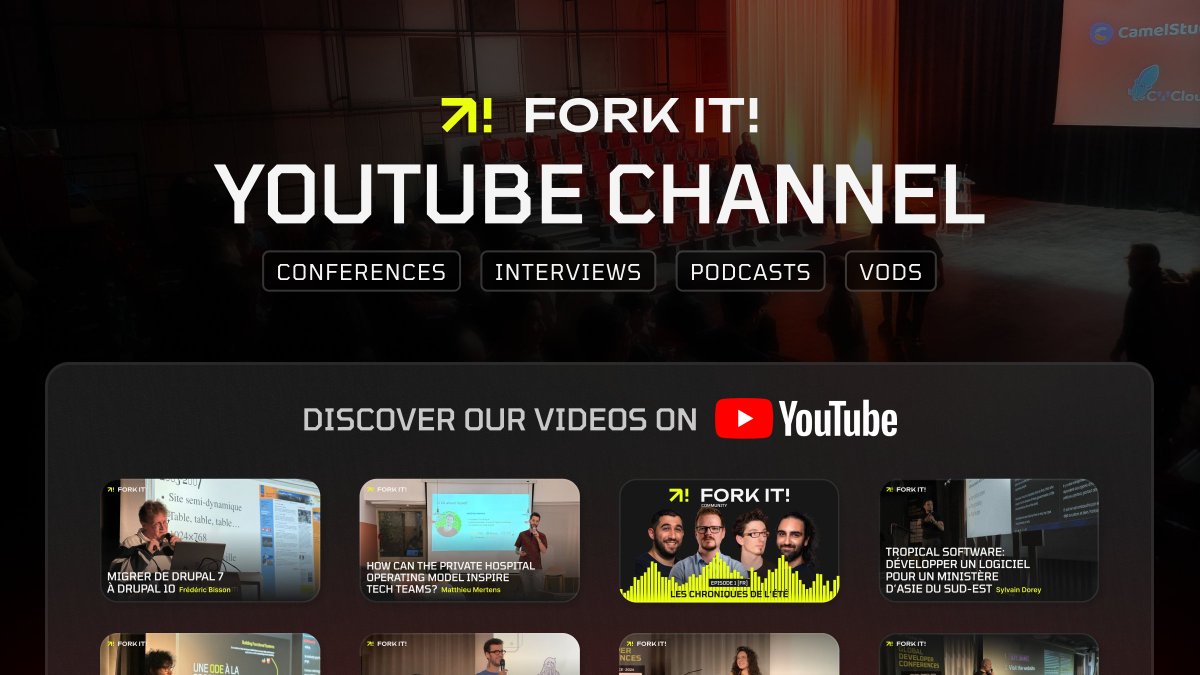 📺 Fork it! is not just about live events — it’s also happening on YouTube!

Catch up on past events with full talk #VODs and insightful #Interviews or tune into an episode of the Fork it! #Podcast!


🎬 Subscribe now so you don’t miss a thing 👉 youtube.com/@ForkitCommuni…