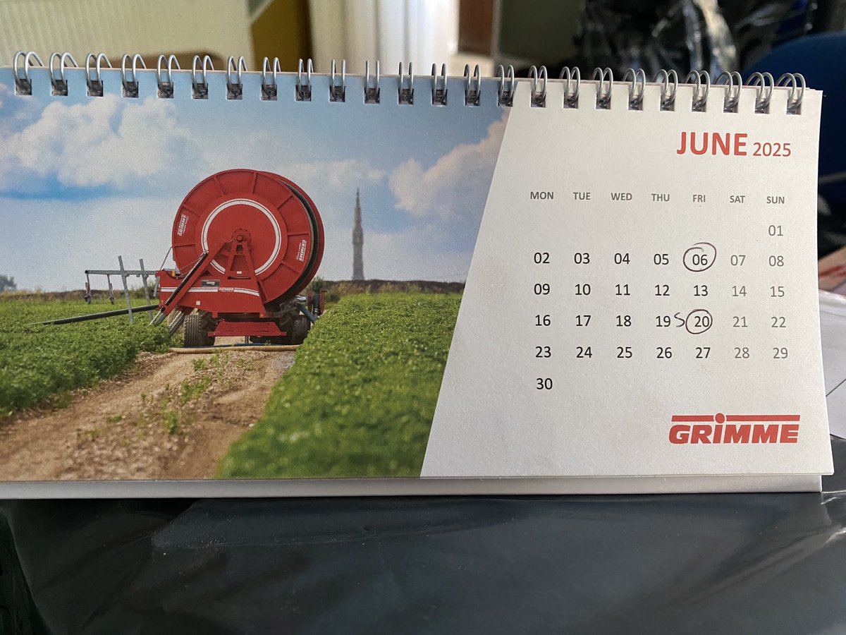 J S Scholes 🇺🇦 (@jsscholes1) on Twitter photo If you’re looking at your <a href="/GrimmeUK/">GRIMME UK Ltd</a> desktop calendar! That’s us! And heading there again right now! #irrigation If you’re looking at your <a href="/GrimmeUK/">GRIMME UK Ltd</a> desktop calendar! That’s us! And heading there again right now! #irrigation