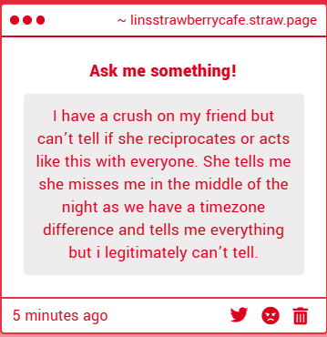 my friend also does this to me and i'm confused. but like they also do it to everyone else