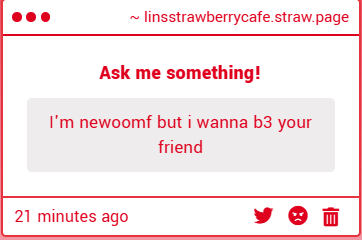 if you interact with my posts long and consistently enough i consider you a friend ^^