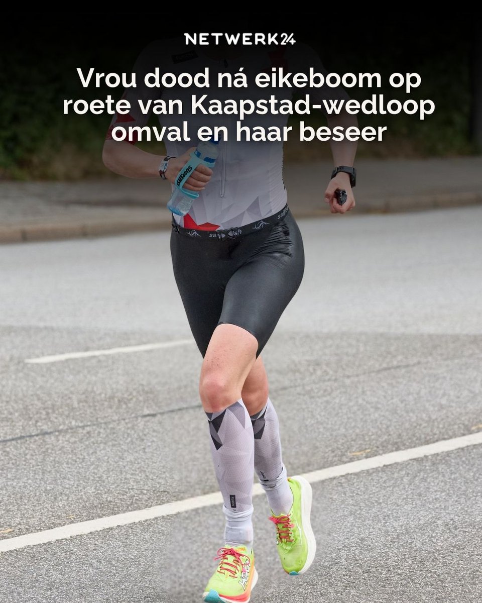 volksbladnuus's tweet photo. βn Vrou is Sondag dood nadat βn eikeboom tydens βn wedloop in Kaapstad omgeval het en sy beseer is. ||#Kaapstad #Slaveroutechallenge
https://t.co/9BzSZyY0wg https://t.co/krgm25sJvD