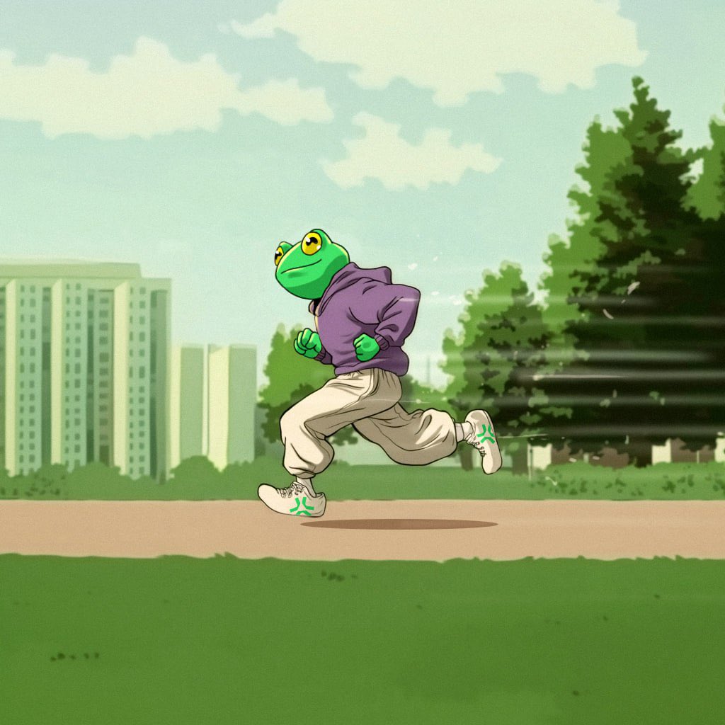 Marathon mindset 🐸