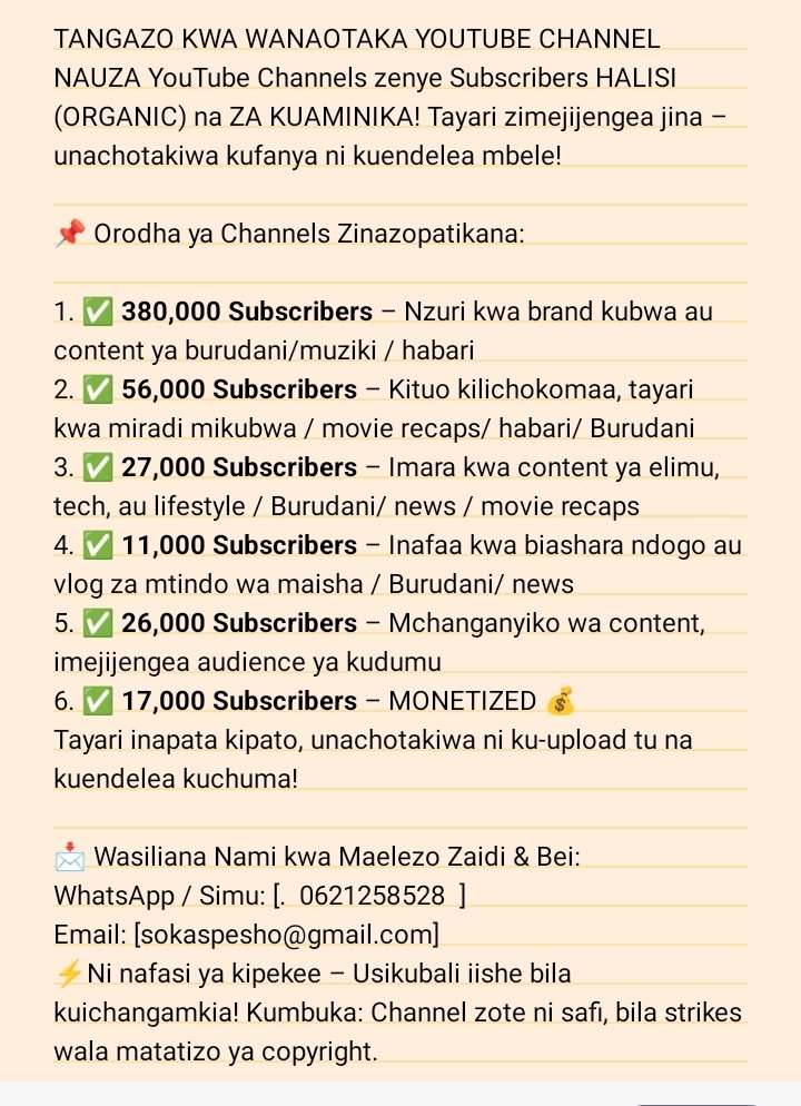 BeWiseProfesa's tweet photo. @eastafricatv https://t.co/rrE7inmfL6