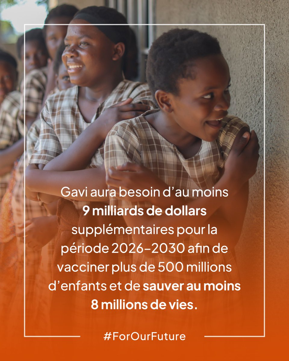 Gavi, l'Alliance du Vaccin (@gavi_fr) on Twitter photo 📅 Dans 23 jours, le Sommet mondial « Santé et prospérité par l'intermédiaire de la vaccination » réunira l’UE et la <a href="/gatesfoundation/">Gates Foundation</a> pour lever des fonds vitaux. Objectif : protéger 500 millions d’enfants et sauver 8 millions de vies d’ici 2030. #ForOurFuture 📅 Dans 23 jours, le Sommet mondial « Santé et prospérité par l'intermédiaire de la vaccination » réunira l’UE et la <a href="/gatesfoundation/">Gates Foundation</a> pour lever des fonds vitaux. Objectif : protéger 500 millions d’enfants et sauver 8 millions de vies d’ici 2030. #ForOurFuture