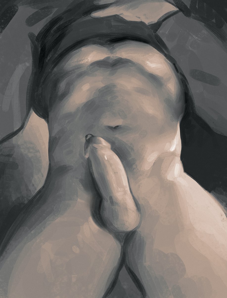 Study! I haven't done much NSFW work recently. Should I get back into it?  I might have to start taking some commissions for the summer heh

(also, happy pride all you little sluts out there💞)