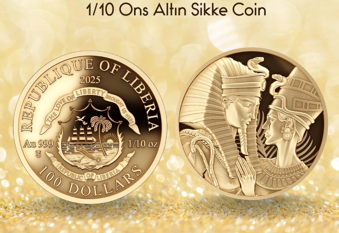 Coin
Altın Para 
Mısır 
Nefertiti