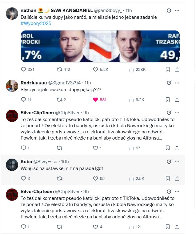fiflok0's tweet photo. @ClipSilver @fikasz_znikasz5 (1) ty się kurwa zaciąłeś pajacu pierdolony czy jaki chuj, lewacki brodziku intelektualny z mózgiem wielkości protona i anty polska kurwo. Mógłbym tak wymieniać z dobre parę zdań ale jeszcze inne kurwy trzeba uciszyć https://t.co/qA8HVDl9BW