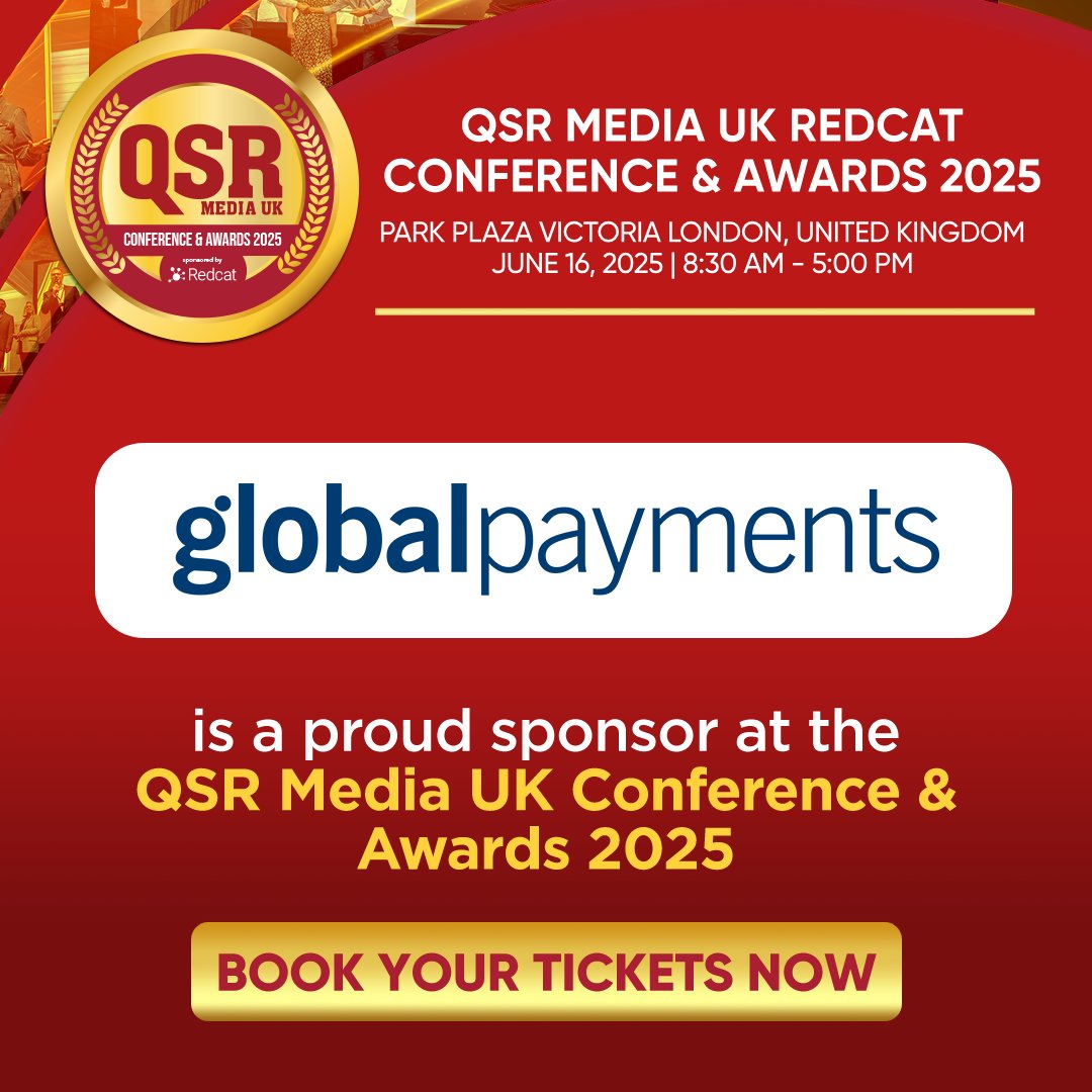 Global Payments joins as a sponsor of the QSR Media UK Redcat Conference &amp; Awards 2025.

Trusted by QSR brands to serve, sell, pay, and get paid seamlessly through powerful data, payment tech, and dedicated service.

Book your tickets here: bit.ly/3EILmuD

#QSRMediaUK