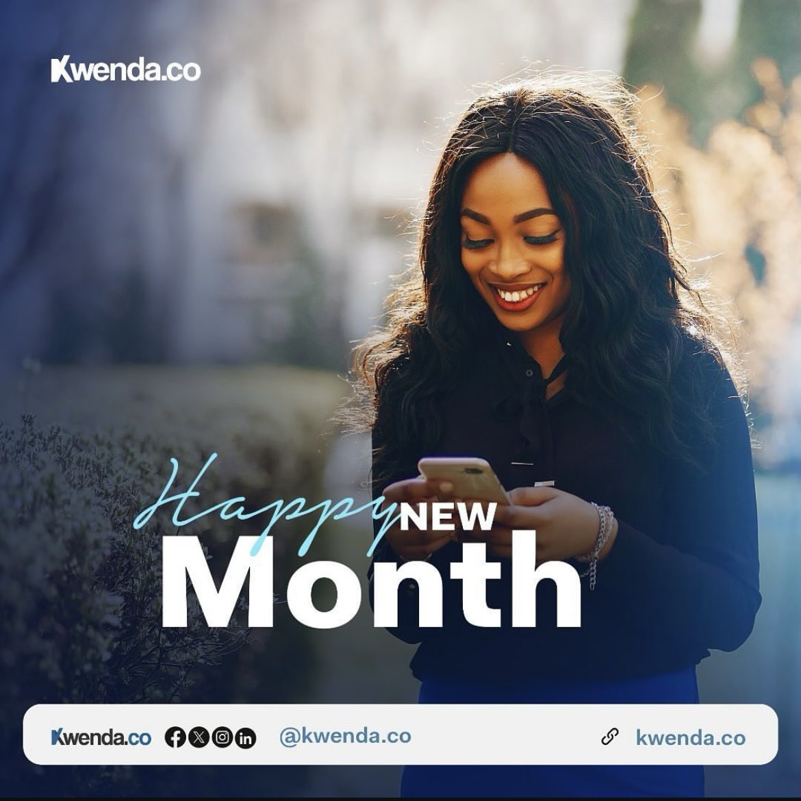 KwendaCo's tweet image. Happy New Month from all of us at Kwenda! 💙

Stay tuned for amazing events, fresh updates, and new opportunities all month long.

#HelloJune #Kwenda