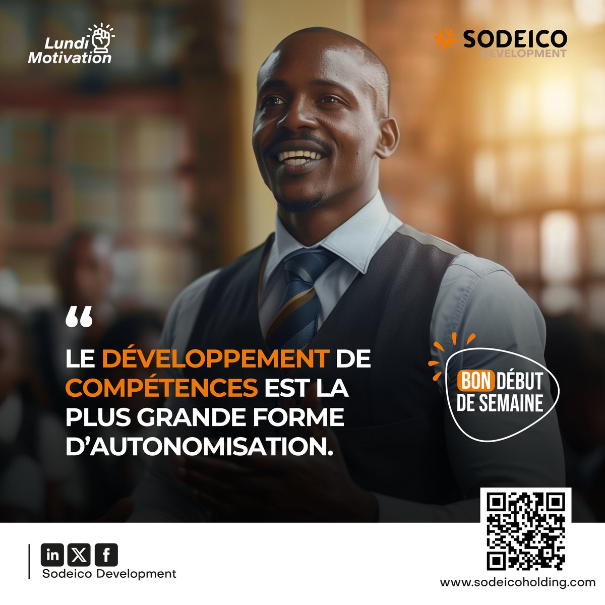 💡Le développement de compétences est la plus grande forme d’autonomisation.
Investis dans ton apprentissage et celui des autres. Plus tu développes tes compétences, plus tu gagnes en autonomie, en impact et en confiance.

#Leadership #ConfianceEnSoi #Mindset #Motivation
