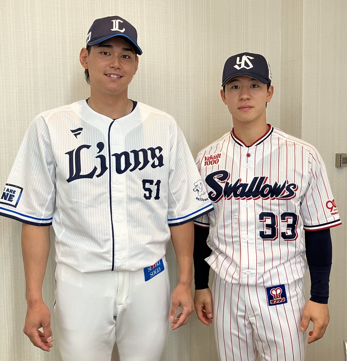 日本生命セ・パ交流戦 開幕記者会見 スワローズからは #内山壮真 選手