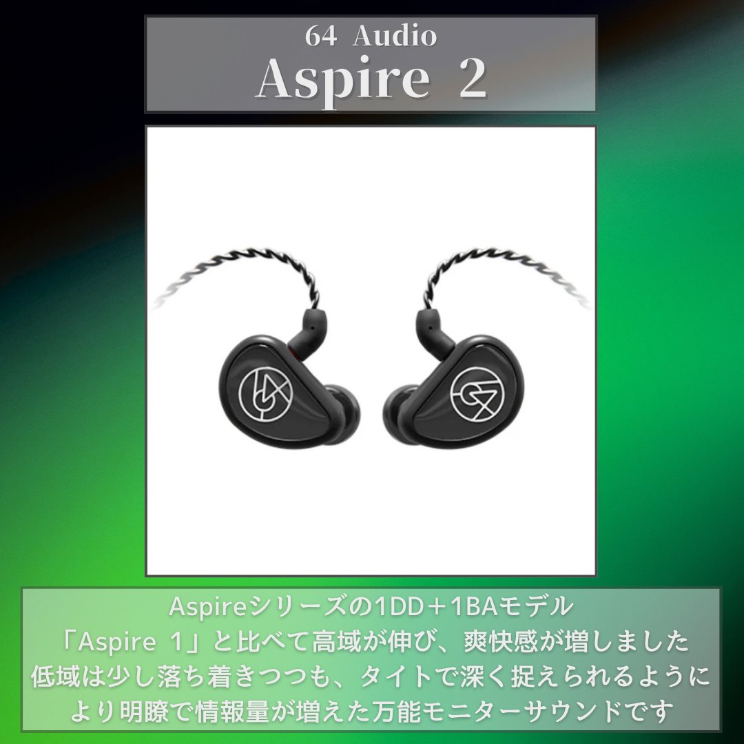 64Audio のプロミュージシャンとライブ音源向けのユニバーサルIEM