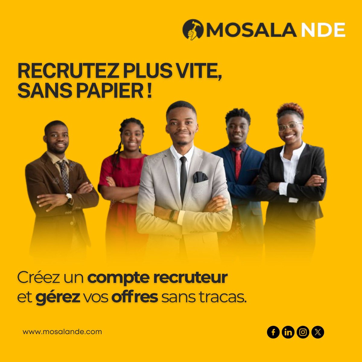 Mosalandeapp's tweet photo. RH, PME, grandes entreprises : trouvez des candidats sans ouvrir votre mail ! Créez votre compte pro sur #MosalaNde
Pour plus d’infos : contact@mosalande.com
#jobopportunity #kinshasa #offresdemploi #RDC https://t.co/ihAKD0plKs
