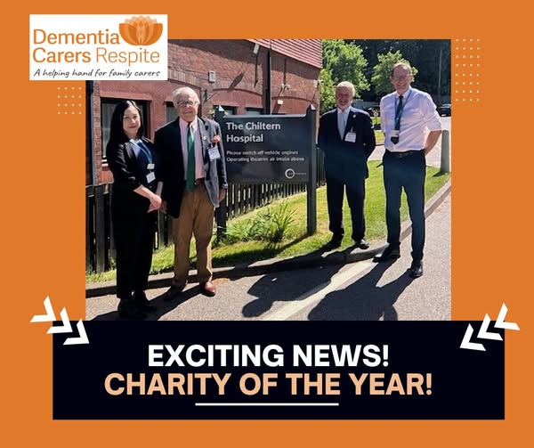 About a year after a No 10 visit we are proud to be  Chosen as Charity of the year by The Chiltern Hospital <a href="/FOBRacing/">Fergal O'Brien Racing</a> <a href="/BBC3CR/">BBC Beds, Herts & Bucks</a> <a href="/MimiHarker/">Mimi Harker OBE - Presenter, Speaker, Trainer</a> <a href="/bucksfreepress/">Bucks Free Press</a> <a href="/gregsmith_uk/">Greg Smith MP</a> <a href="/MATatBucks/">Martin Anthony Tett</a> <a href="/ParveizAslam/">Parveiz Aslam. MBE</a>