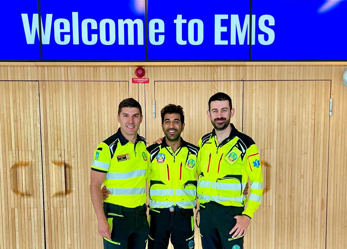 Durante los días 2-4 de Junio tiene cita en Estocolmo el Congreso Europeo #EMS2025. 

Nuestro servicio un año más tiene representación en dicho evento internacional con:

▫️4 ponencias
▫️12 póster defendidos
▫️1 Equipo para competición SVA

Mucha suerte compañeros! 🚑💨