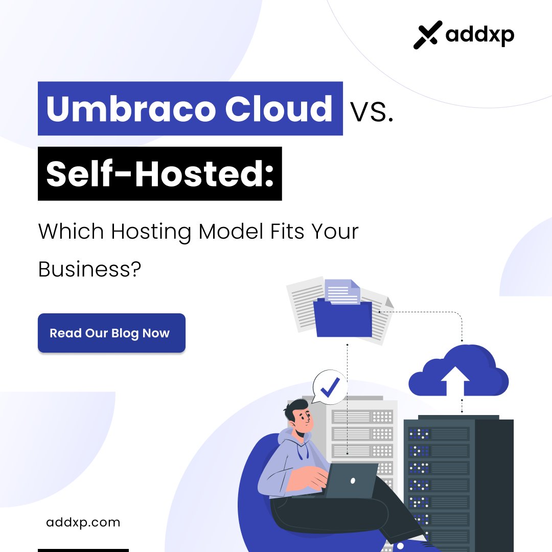 addxptech's tweet image. Umbraco Cloud vs. Self-hosted: Which Hosting Model is Right for Your Business? 👉Read the full comparison:  addxp.com/blogs-insights…
#Umbraco #UmbracoDevelopment #UmbracoCloud #CMS #WebDevelopment #Addxp #SelfHosted #DigitalTransformation #CloudHosting #EnterpriseSolutions