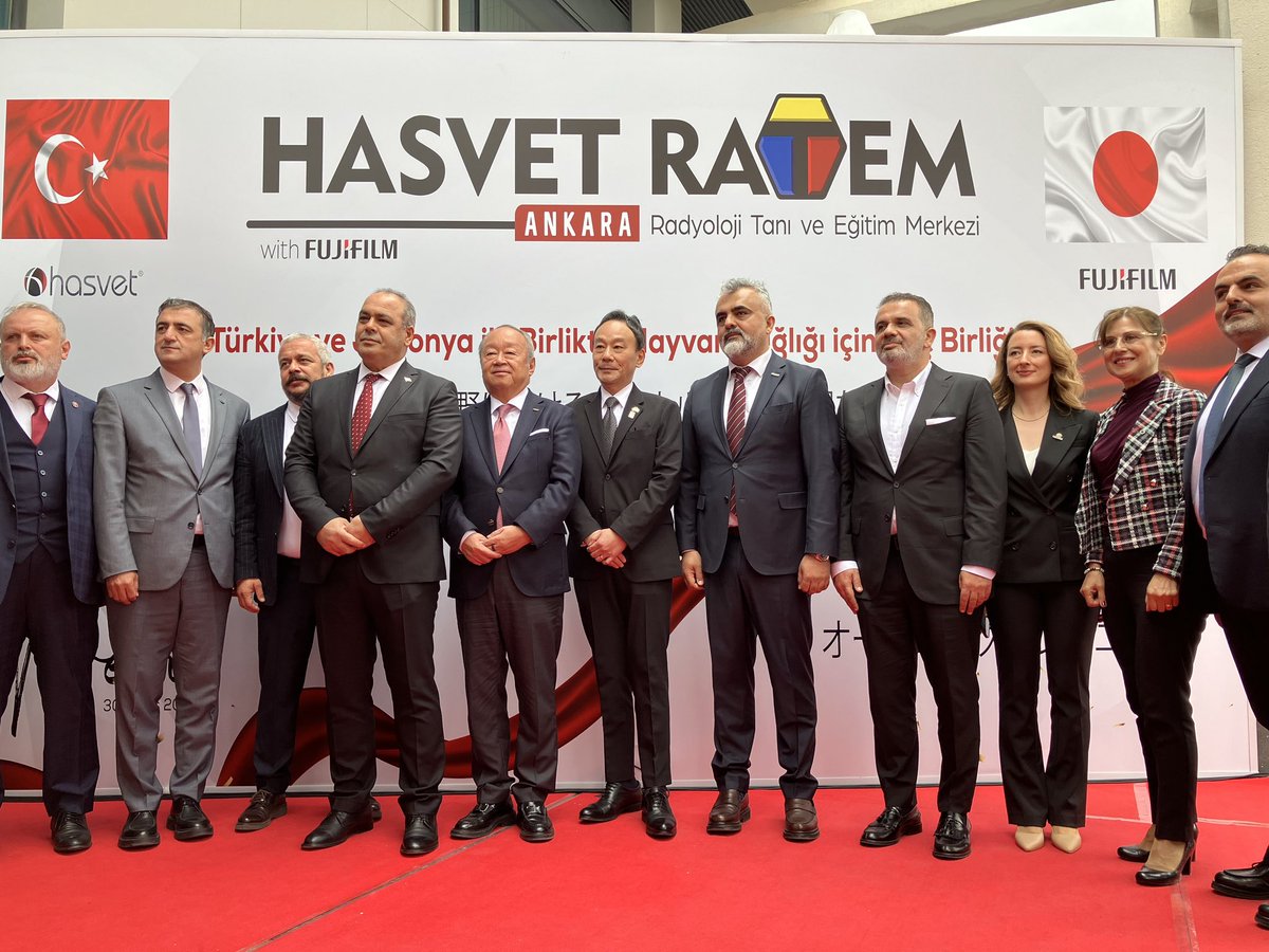 JaponyaBE's tweet photo. 30 Mayıs’ta Hasvet Ratem Ankara Radyoloji Tanı ve Eğitim Merkezi’nin açılışına katıldım. Bu merkezde Fujifilm’in tıbbi görüntüleme cihazları kullanılacaktır. Merkezin, pek çok can dostumuz ve sahiplerinin gülümsemesine vesile olmasını temenni ediyorum.-Büyükelçi KATSUMATA https://t.co/sE9BtBeeeu