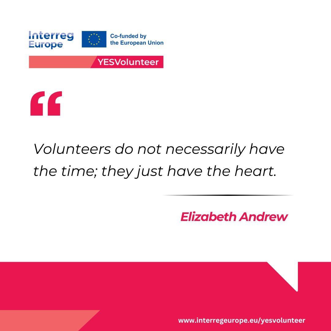 💛 𝐖𝐡𝐞𝐫𝐞 𝐭𝐡𝐞𝐫𝐞’𝐬 𝐡𝐞𝐚𝐫𝐭, 𝐭𝐡𝐞𝐫𝐞’𝐬 𝐚𝐜𝐭𝐢𝐨𝐧

At #YESVolunteer, we’re working across 7 regions to make civic engagement more inclusive for rural youth—supporting both personal and professional growth.

🔗 Learn more: interregeurope.eu/yesvolunteer