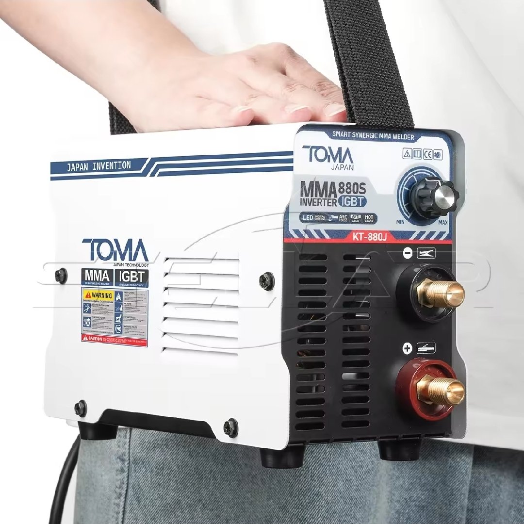 TOMA JAPAN welding machine Model KT 880J
Price: 1650/- Call 7622489 Free delivery..

Smart Synergic Welder model KT-880J adjusts the current, automatically welds according to the size of the welding wire 1.6-4.0 mm. Easy to use.