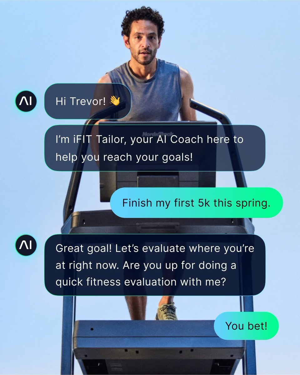 iFIT AI Coach (beta) is now available in Australia, Austria, Belgium, Canada, France, Finland, Germany, Ireland, Italy, Luxembourg, Mexico, Netherlands, New Zealand, Norway, Portugal, Spain, Sweden, Switzerland, and the UK.

#NordicTrack #NordicTrackUK #iFIT #fitness #workout #AI