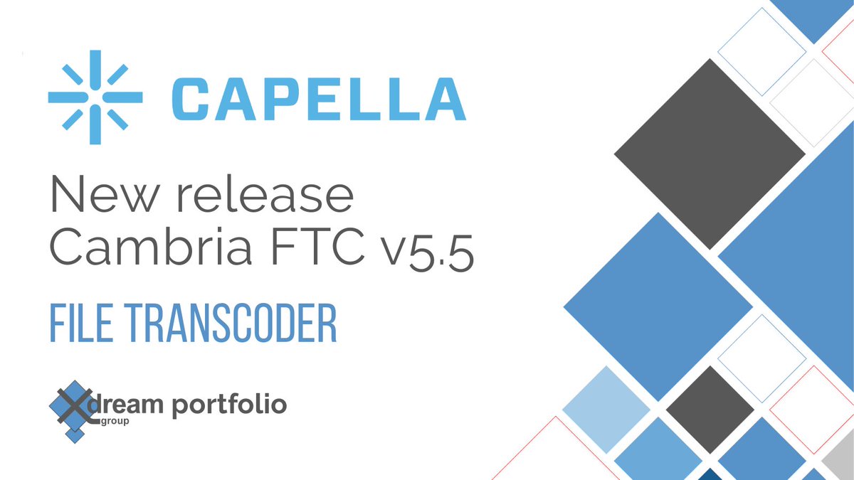 x_dream_group's tweet image. Cambria FTC/Cluster v5.5 is here!
@CapellaSystems, our trusted #transcoding partner, just dropped powerful new features:
- BRAW input
- GPU on AWS EKS
- 8K HEVC (NVENC)
- OKE + Object Storage
- IAM, Terraform & more
#BroadcastTech #MediaWorkflow #AI #CloudTranscoding