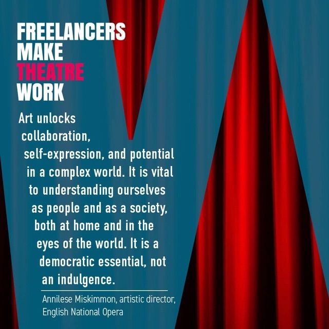'Art unlocks collaboration, self-expression, and potential in a complex world. It is vital to understanding ourselves as people and as a society, both at home and in the eyes of the world.' - Annilese Miskimmon, artistic director, English National Opera

theguardian.com/culture/articl…