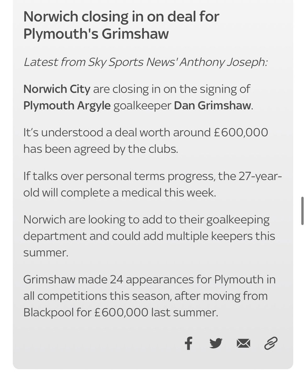 argyle_days's tweet photo. Fair play if we get £1 for him let alone £600,000 #pafc https://t.co/WdMERUb2QB