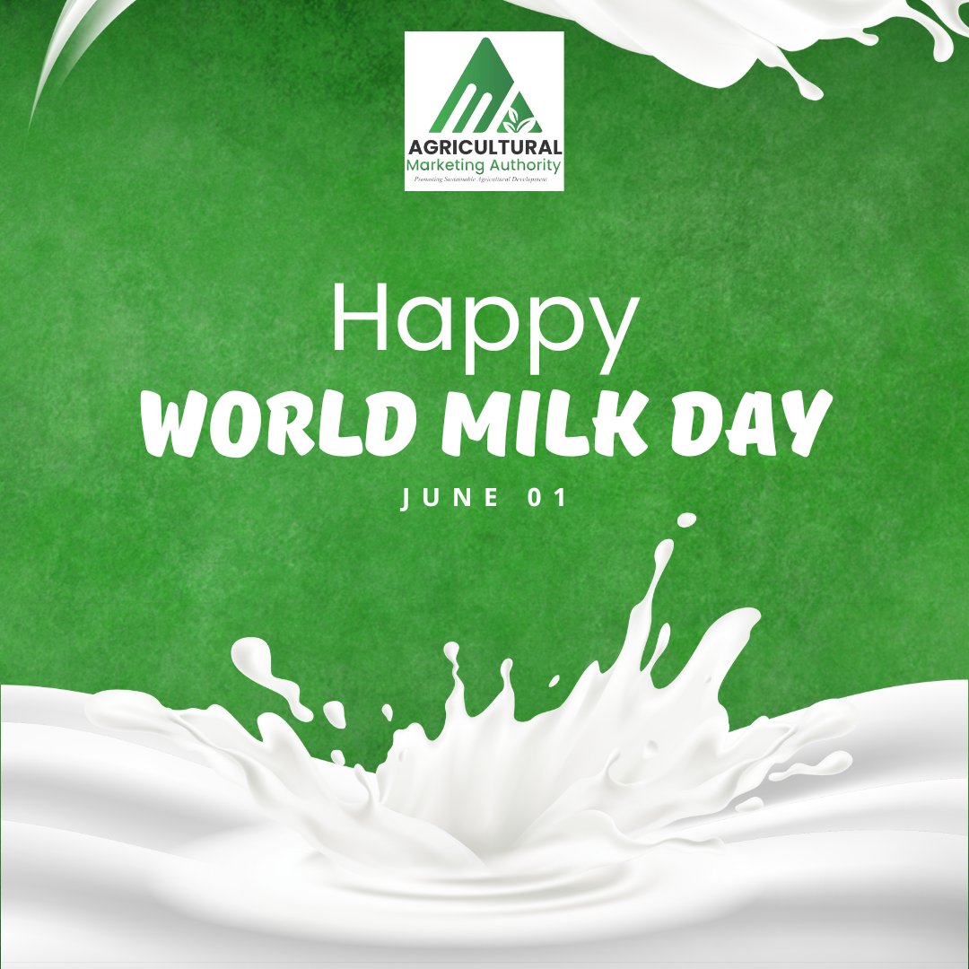 Agricultural Marketing Authority (@amaofficial_zim) on Twitter photo We join the rest of the world in celebrating World Milk Day.
The Dairy Value Chain plays an essential role in the Agricultural Sector. We are committed to ensuring growth and sustainability in this sub-sector.
<a href="/MoLAFWRD_Zim/">MinofLands,Agric,Fisheries,Water&Rural Development</a> <a href="/KefalosProducts/">Kefalos Products</a> <a href="/DairibordLtd/">Dairibord Zimbabwe Private Limited</a>
#WorldMilkDay We join the rest of the world in celebrating World Milk Day.
The Dairy Value Chain plays an essential role in the Agricultural Sector. We are committed to ensuring growth and sustainability in this sub-sector.
<a href="/MoLAFWRD_Zim/">MinofLands,Agric,Fisheries,Water&Rural Development</a> <a href="/KefalosProducts/">Kefalos Products</a> <a href="/DairibordLtd/">Dairibord Zimbabwe Private Limited</a>
#WorldMilkDay