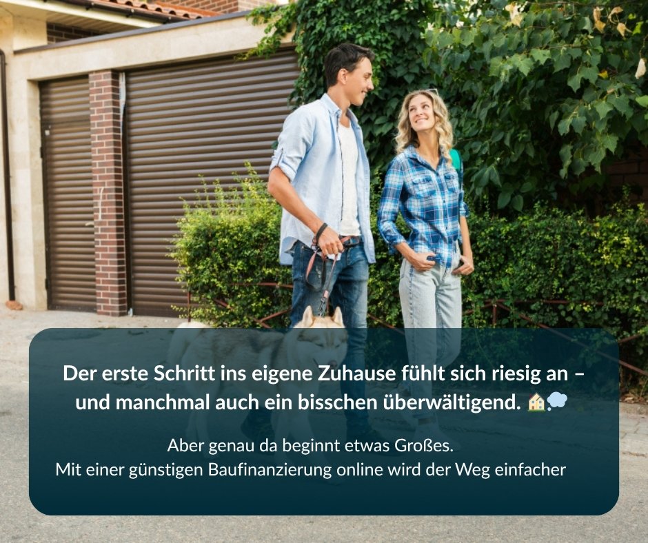 Der erste Schritt ins eigene Zuhause fühlt sich riesig an – und manchmal auch ein bisschen überwältigend. 🏠💭 

Jetzt online informieren und mit einem guten Gefühl ins Eigenheim starten! - shorturl.at/xSsXI

#baufinanzierung #baufinanzierungonline #hauskredit #hauskredite