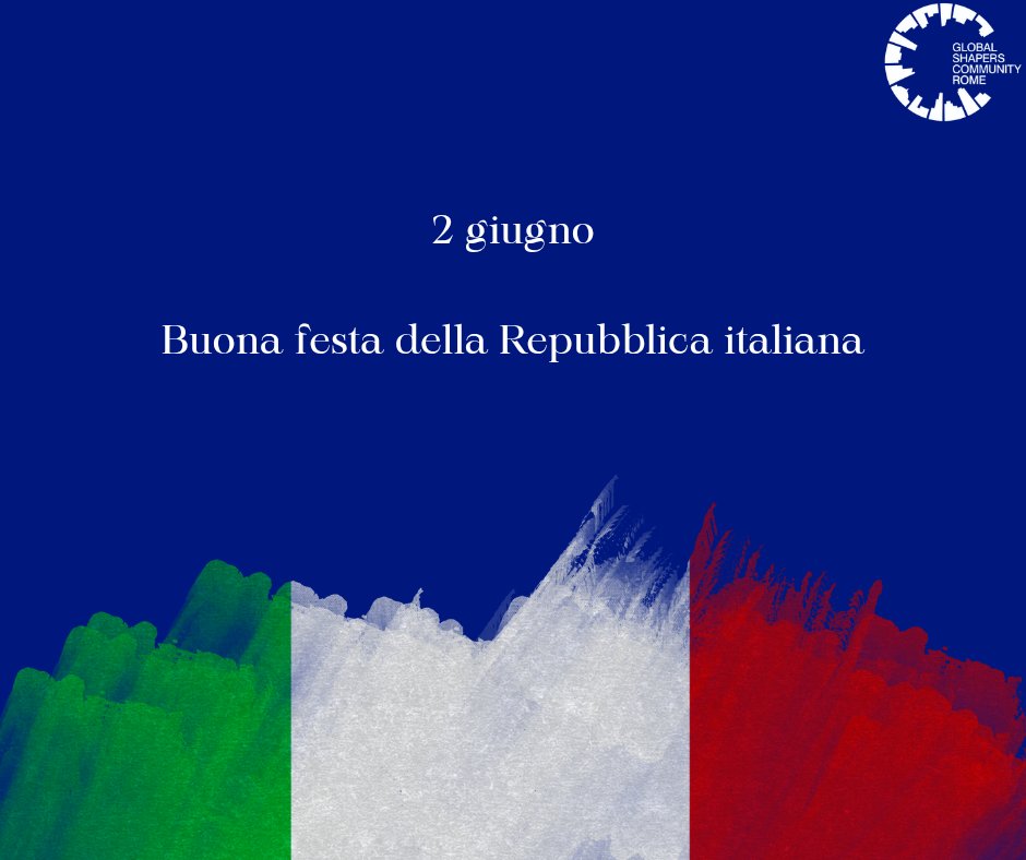 Buona Festa della Repubblica italiana

#2giugno
