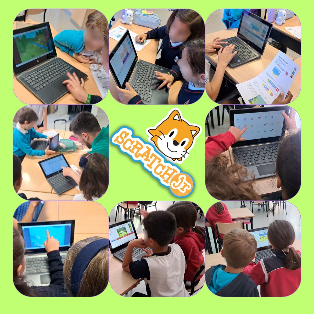 CDE_Valladolid's tweet image. #ProgramaEscuela40 con los alumnos/as de Educación Primaria del Colegio San José @csjva de Valladolid con @Scratch, desarrollando el pensamiento computacional del alumnado con la elaboración de juegos y resolución de diferentes retos de programación. @educacyl @cfievalladolid