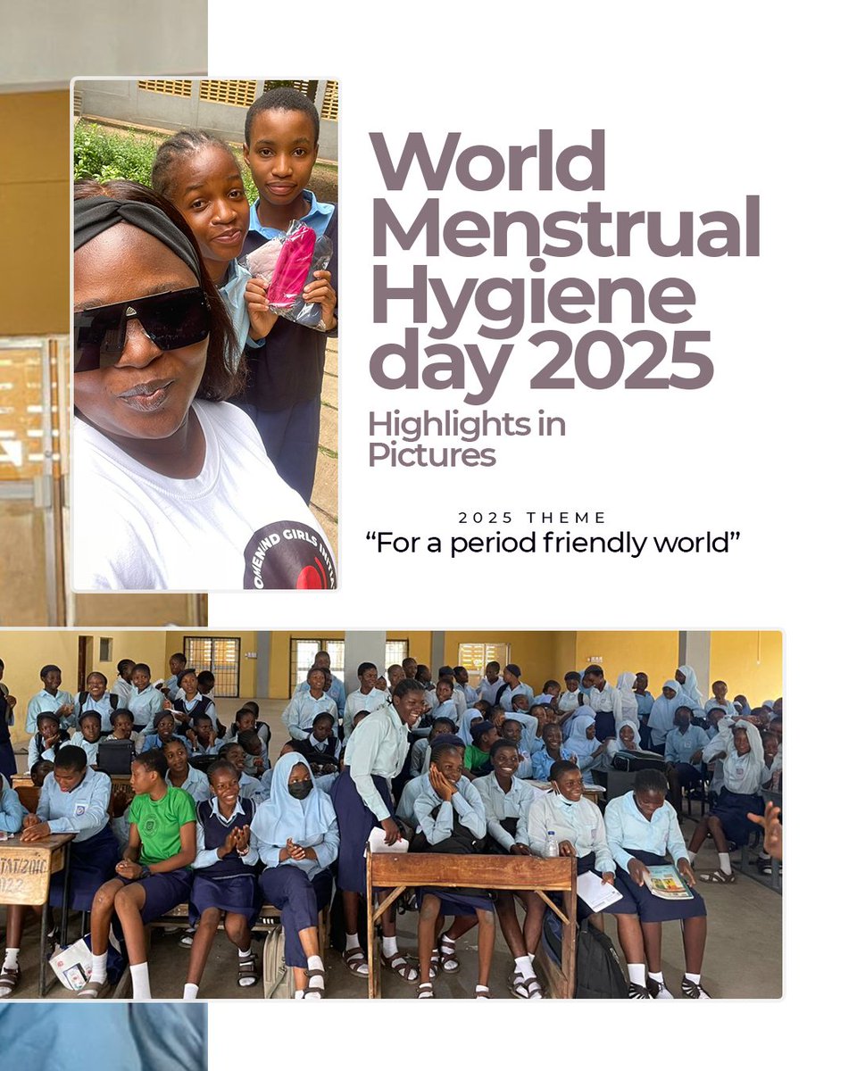 FowgiNG's tweet photo. Every 28th of May, we join the world to mark Menstrual Hygiene Day, a day dedicated to breaking the silence, stigma, and taboos surrounding menstruation.

#endperiodpoverty #menstrualhygieneday #dignityforgirls #GirlsDeserveBetter #reproductivehealth https://t.co/fHozphMcUK