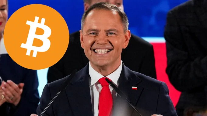 BREAKING: 🇵🇱Poland just elected pro-Bitcoin Presidential candidate Karol Nawrocki. “Poland should be a birthplace of innovation rather than regulation.”