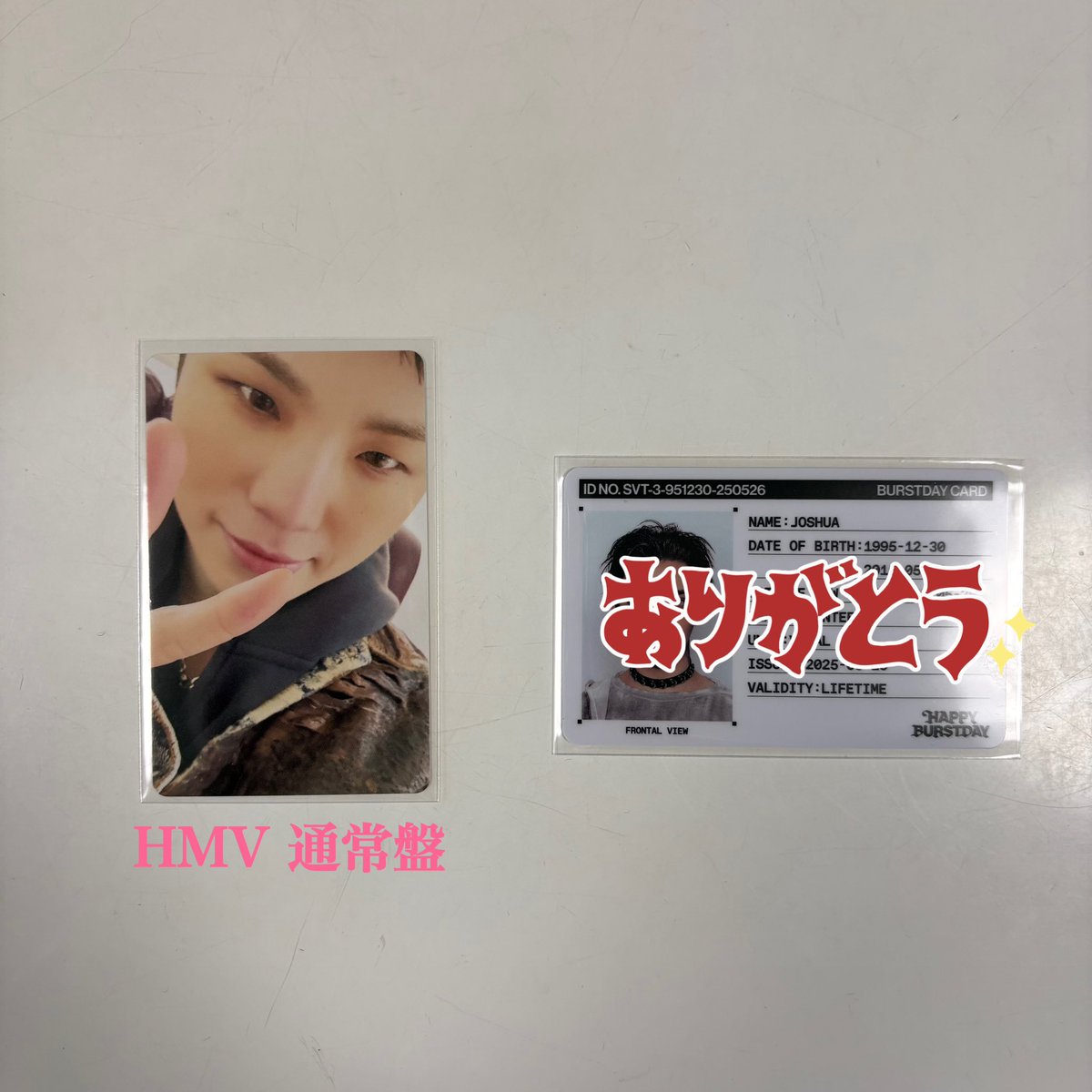 coco_0574's tweet photo. SEVENTEEN HAPPY BURSTDAY 
セブチ　トレカ　交換　HMV タワレコ　特典

【譲】　画像1~2   ウォヌ　ウジ　ミンギュ
　　　　　　　ドギョム　スングァン　バーノン　
　　　　　　　ディノ

【求】　画像3   ミンハオ　THE8

📮郵送にて交換希望です🙌🏻
よろしくお願いいたします🙇🏻‍♀️ https://t.co/sDFtbxtNa2