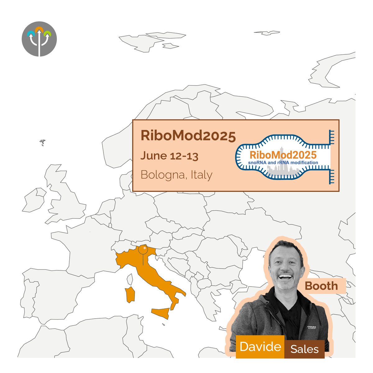 ImmaginaBiotech's tweet image. 🎉 Catch Immagina this June at these 3 events!
📍 Shwachman-Diamond Syndrome Congress, Cincinnati (June 5–8)
📍 RBSCDB Spring Meeting, Liège (June 6)
📍 RiboMod2025, Bologna (June 12–13)
#RNA #RiboSeq #Translatomics #tRNA #ribosome