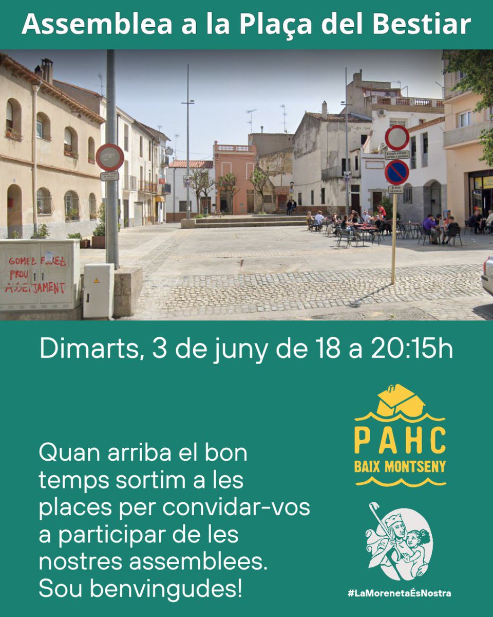 Primera assemblea de l'any a les places de Sant Celoni. 😀