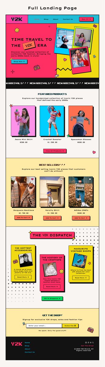 Finally done with the full landing page😊 what do you think?