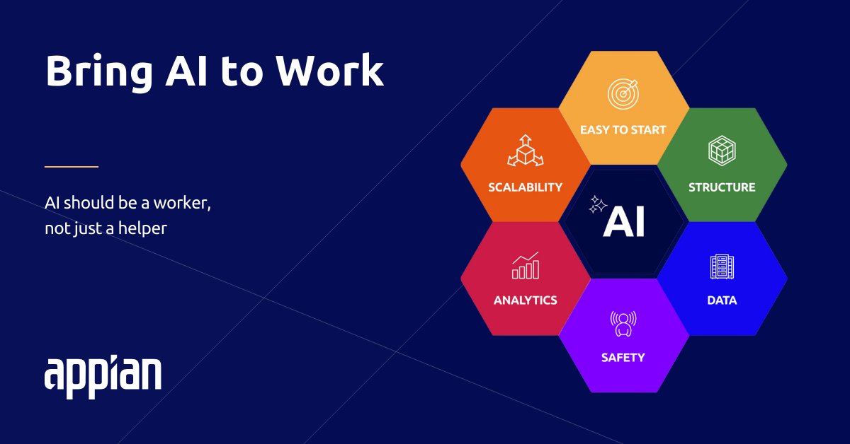 AppianIT's tweet image. Appian aiuta le organizzazioni a realizzare la trasformazione digitale con facilità e velocità.

Trasforma la tua azienda con l&apos;IA: ap.pn/3Yo5lpv #TheProcessCompany #AIinProcess