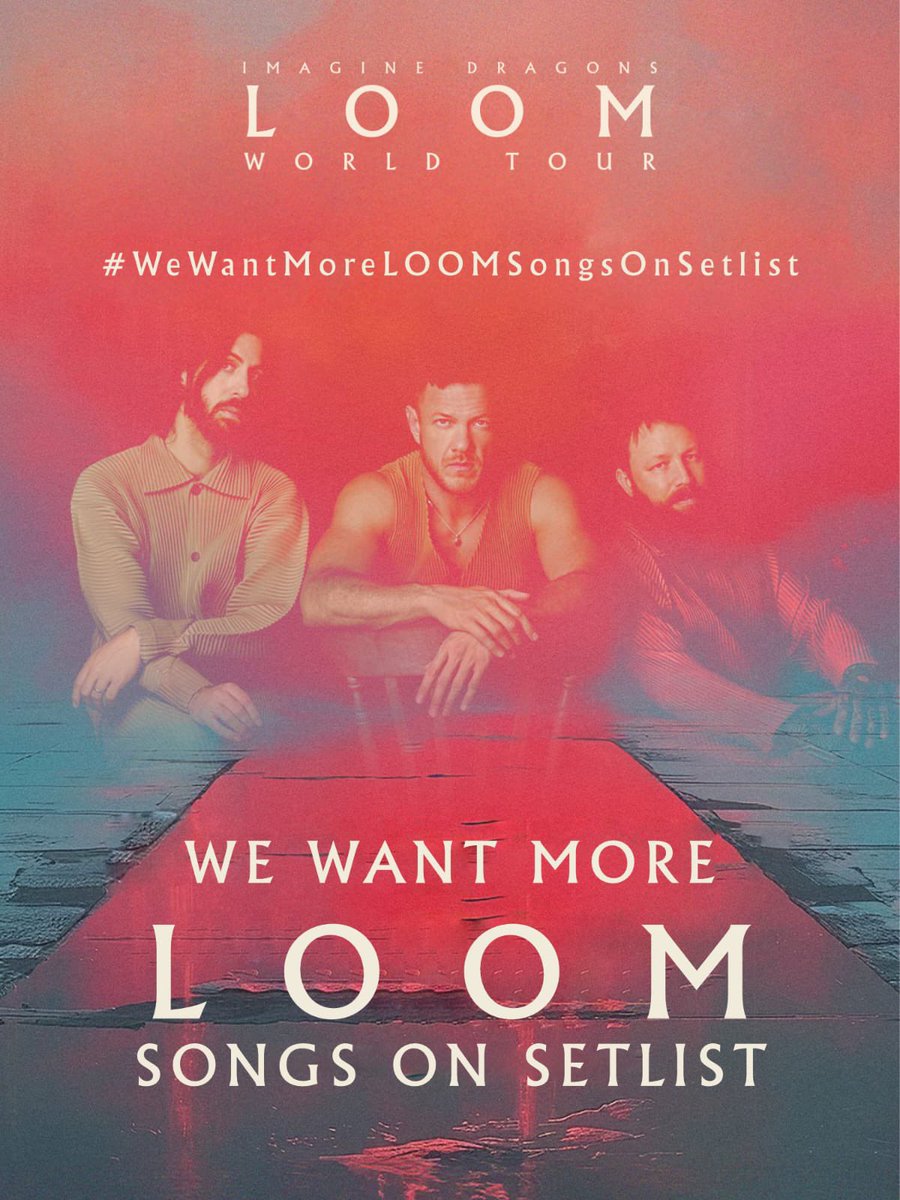 TƎrr99⭕️🎡 (@terrr211) on Twitter photo Guys I love you and your music means so much to me, but please, Europe deserves to hear Loom songs too. 🥺 <a href="/Imaginedragons/">Imagine Dragons</a>
#WeWantMoreLOOMSongsOnSetlist Guys I love you and your music means so much to me, but please, Europe deserves to hear Loom songs too. 🥺 <a href="/Imaginedragons/">Imagine Dragons</a>
#WeWantMoreLOOMSongsOnSetlist