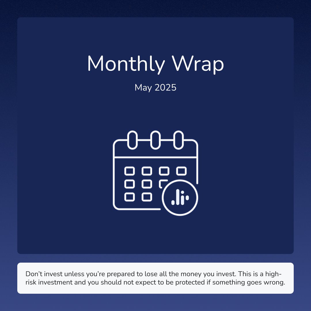 May slowed down, but signals heat up. #BTC &amp; #ETH stable. #PEPE pumped. #DeFi gaining steam.

What’s your crypto call for June?
bit.ly/4jogEVD

*Don't invest unless you’re prepared to lose all the money you invest.