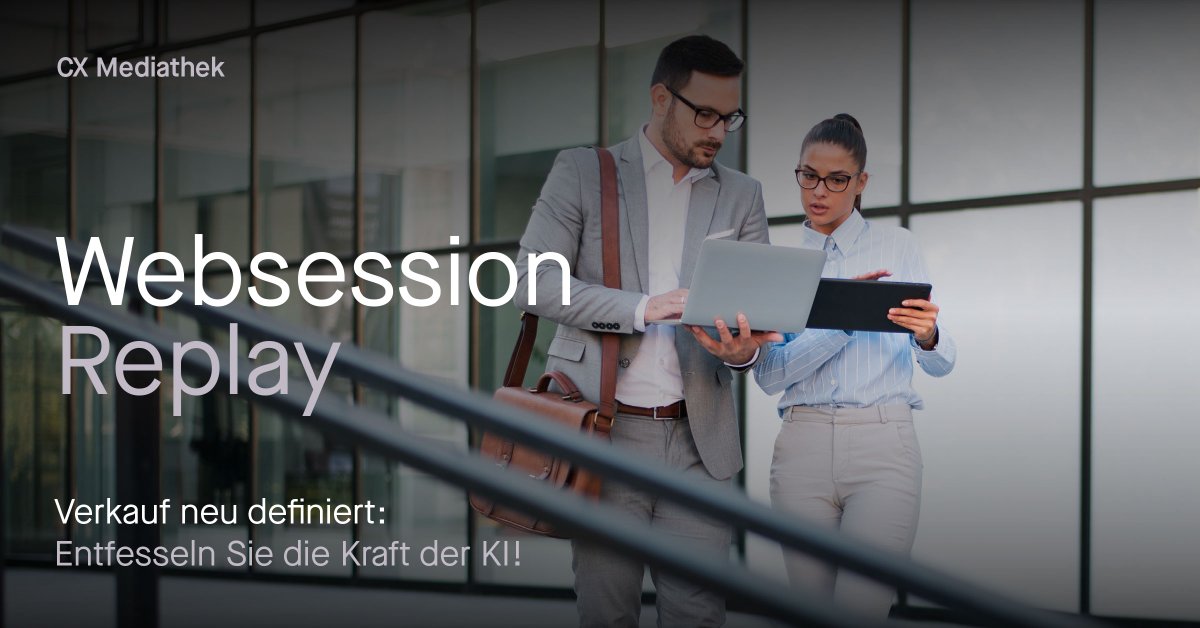 🔓 Entfesseln Sie die Kraft der KI für Ihren Vertrieb!
✨ Unser Replay zeigt Ihnen, wie Künstliche Intelligenz (KI) Ihre Vertriebsprozesse revolutioniert und Ihr Team erfolgreicher macht.
Heben Sie Ihr Team auf das nächste Level. Jetzt Replay anfordern bit.ly/3H6qCOe