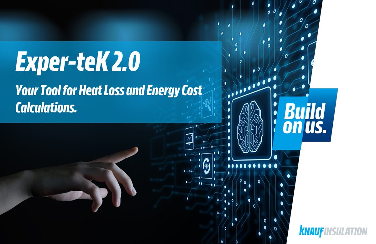 KnaufTS's tweet photo. 🚀Thermal insulation pros: Meet Exper-teK 2.0

✅ Calculate thermal losses fast
✅ Optimize for ISO 12241, EN 17956
✅ Build smarter, data-backed investment cases
✅ FREE &amp; built by engineers, for engineers
📊 Speed up quotes, win more contracts.

Try it 👉https://t.co/IXdAf21S8L https://t.co/OfWkM0dTBg